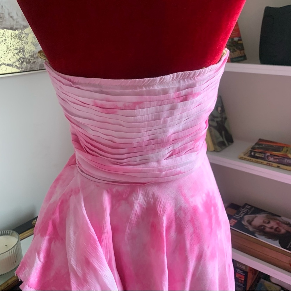 Bronx and Banco Pink Strapless Mini Dress - Picture 13 of 15